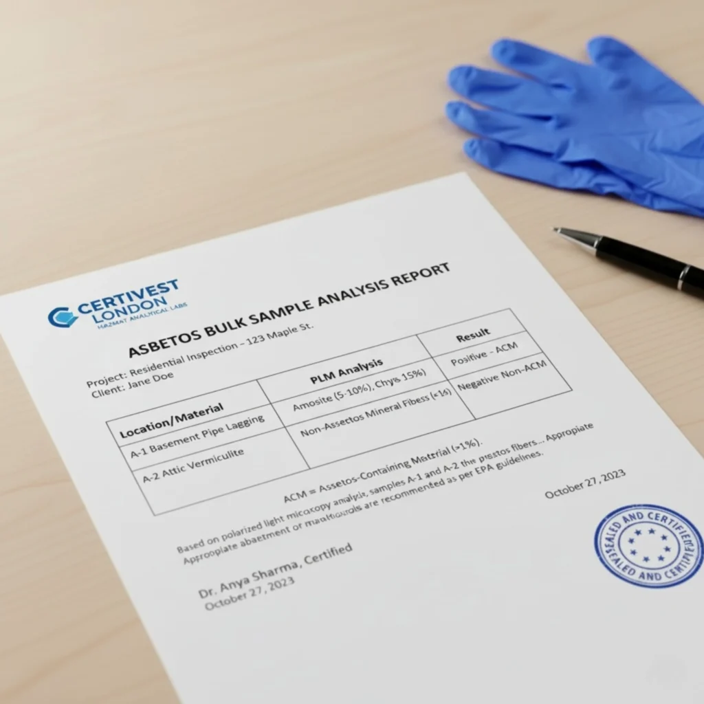Asbestos Survey – Certivest London